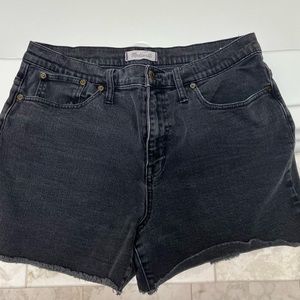 Madewell High-Rise Denim Boyshorts